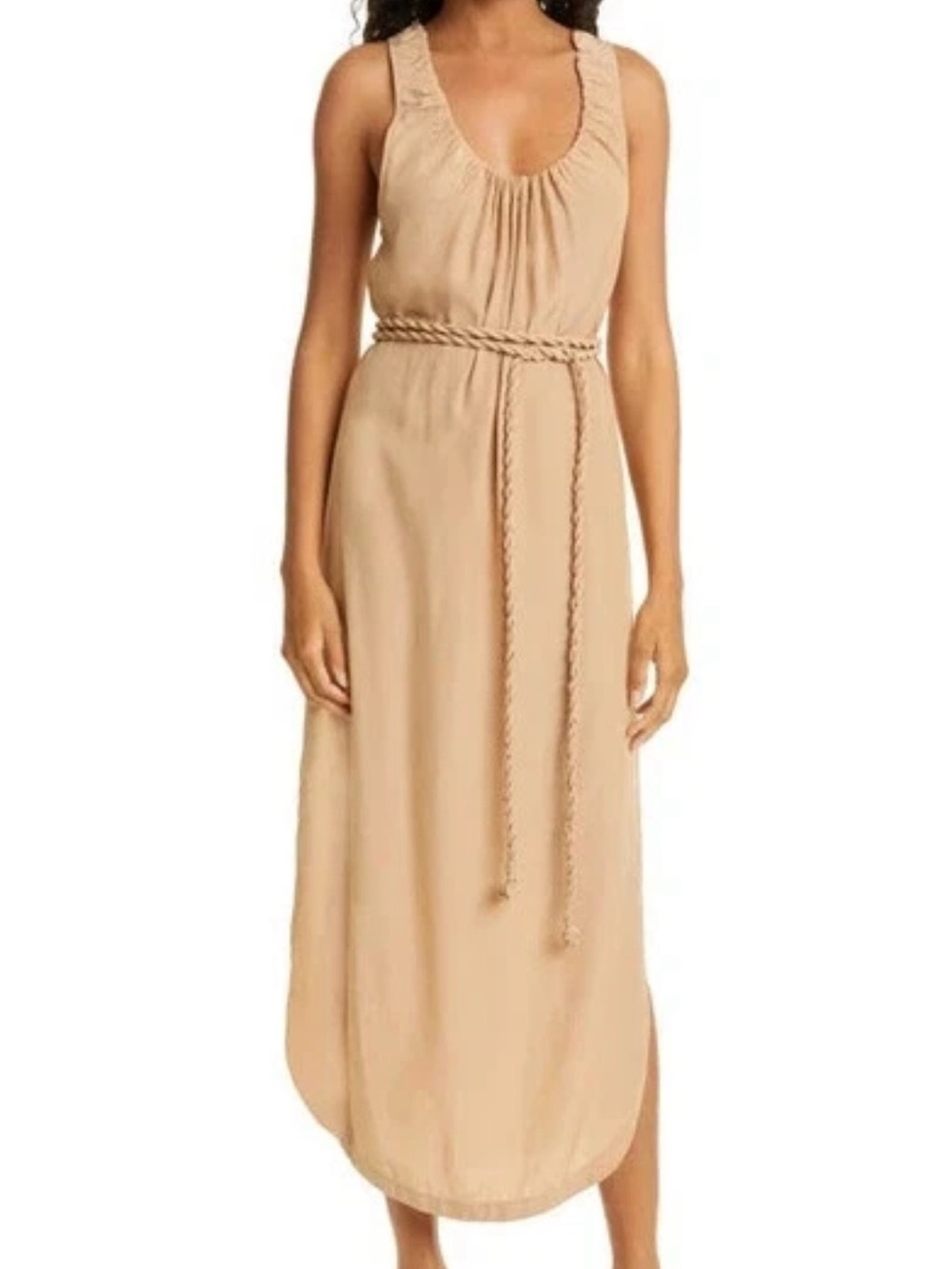 NWT | A.L.C. Keane Belted Tank Dress in Toffee Size 10 $430 RRP